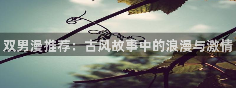 colamanage漫画下载：双男漫推荐：古风故事中的浪漫与激情